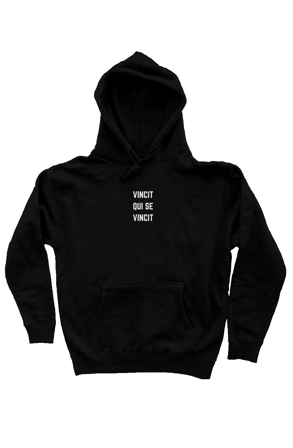 VINCIT QUI SE VINCIT heavyweight pullover hoodie