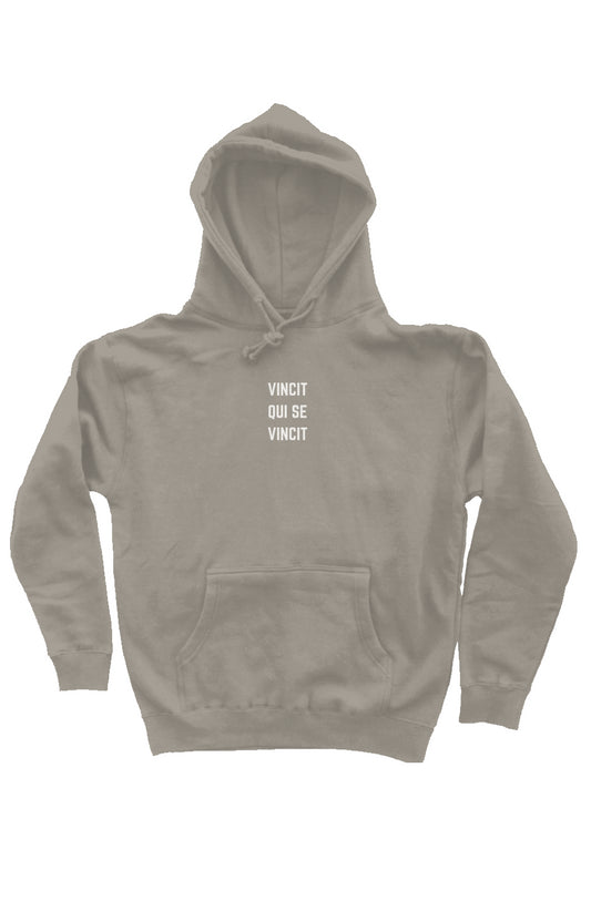 VINCIT QUI SE VINCIT heavyweight pullover hoodie