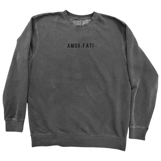 Pigment Dyed Amor Fati Crew Neck